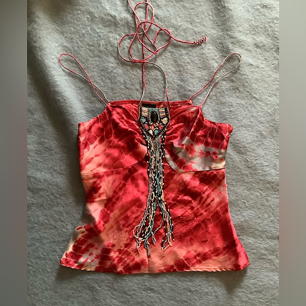 Vintage Plenty by Tracy Reese Silk Beaded Camisole